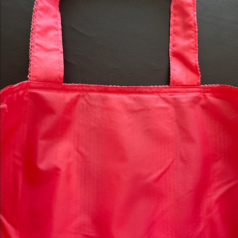 Nordstrom Vibrant Red and Pink Tote Bag - Picture 3 of 3